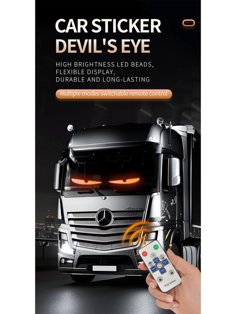 Teufelsauge LED Flexibles Auto Innen- & LKW Fensterlicht - Universelle Passform