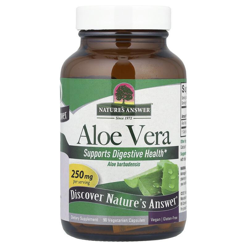 Aloe Vera , 250 Mg, 90 Vegetarian Capsules
