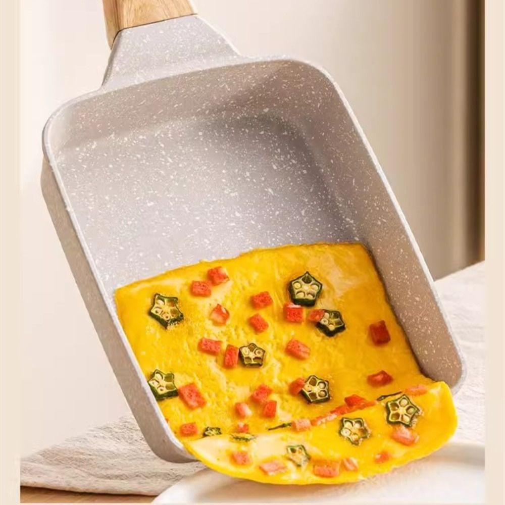 Nonstick Coating Steak Frying Pan Flat Surface Griddle Pan Thickened Omelette Pan  Home Kitchen
