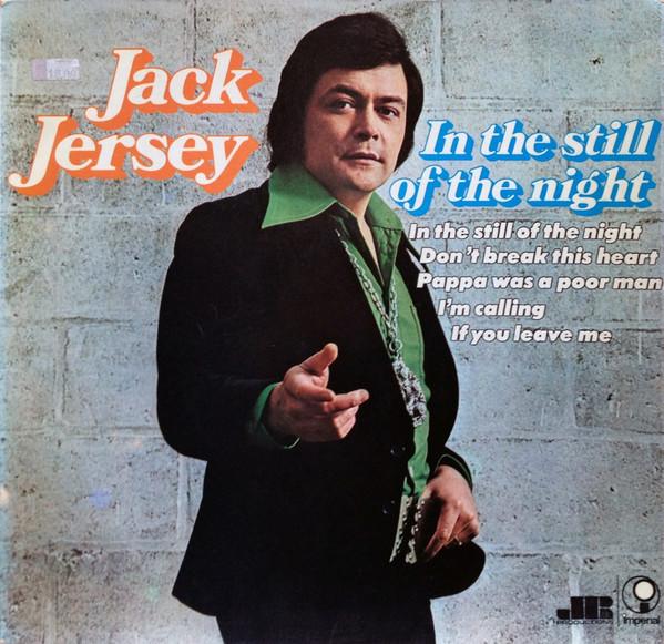 

LP Record JACK JERSEY In The Still Of The Night 4C05224992 Imperial 1974 Belgium Pop Used