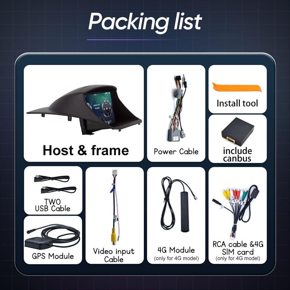 Car Radio Carplay For Ford Fiesta Mk 6 2008 - 2019 Android Multimedia Video Player touch screen Auto Stereo Navigation GPS Auto