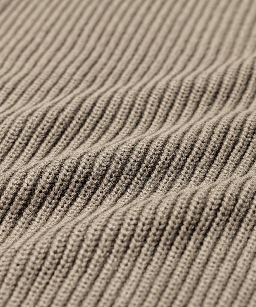 LEMAIN SECOND Oversized Voluminous Washable Crew Neck Hazzi Knit [Beige]