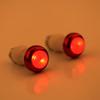 1 Pair Cycling   Handlebar End Red LED Plug Light   Warning Lamp (black)