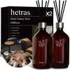 Hetras Premium Zaparzacz do Herbaty, 500ml (2 szt), Zestaw 2, Romantyczny, Relaksujący Drzewny Zapach (Hotel Wood)