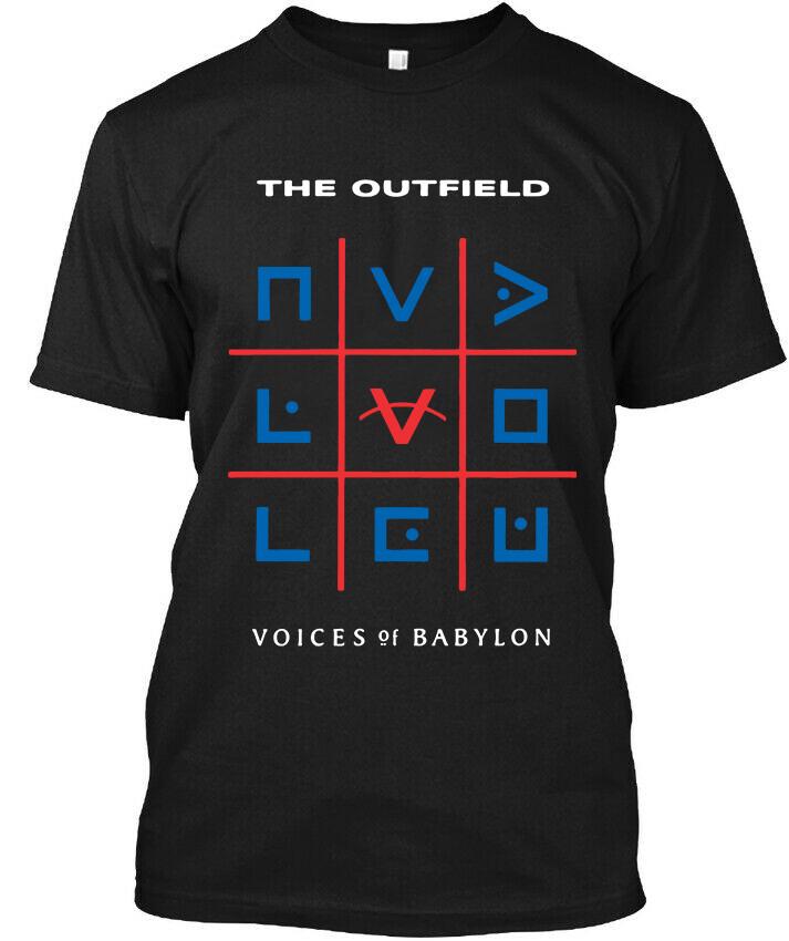 

NEW POPULAR! The Outfield Voices of Babylon English Music T-Shirt Tops Tee Size S-4XL XL