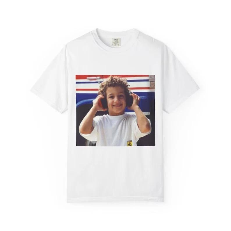 Funny Daniel Ricciardo Childhood Photo Unisex T-shirt L