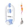 Rechargeable Home Play Teaser for Felines with Clamp Mount, Automatic Motion Toy for Shelves, Furniture , Trees and Daily Use