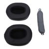 Kit de remplacement de coussinets d'oreille et de coussinet d'arceau pour casque sans fil Skullcandy Crusher 3.0 Hesh3