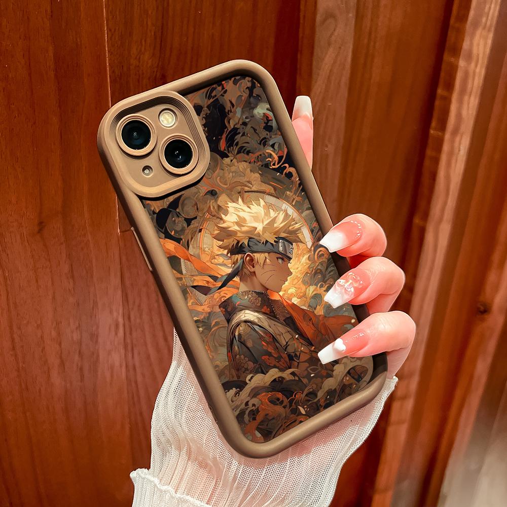 Uzumaki Naruto Pattern Phone Case for iPhone Samsung Galaxy Xiaomi Redmi POCO HUAWEI Honor Shockproof Rubber Soft Flexible Cover Casing