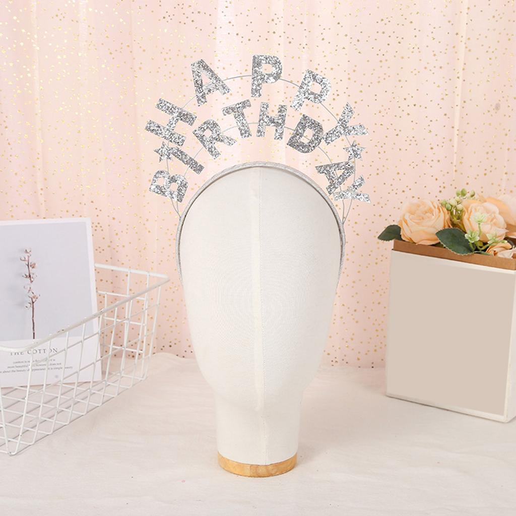 Birthday Party Crown Birthday Hair Hoop Happy Birthday Headband Birthday Party Hair Band Tiara Photography Props