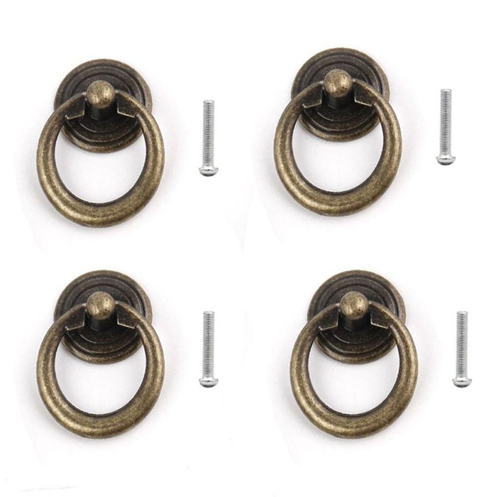 

4/8 Pcs Handle Home Accessories Black/Bronze Boxes Cabinets Doors Drawers For Cabinet Knob Handle For Cupboard