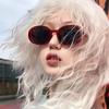 New Wine Red Sunglasses Women Sunshade Glasses Fashion Casual Dustproof Windproof Riding Glasses Uv400 Protection Sunglasses