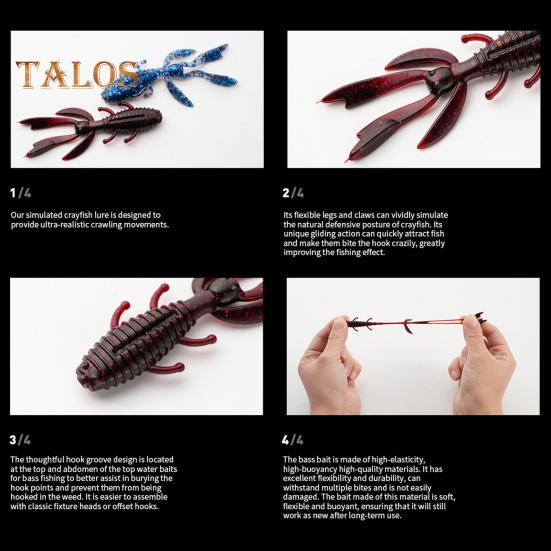 10 st räkor mjuka beten fiskedrag realistiskt utseende livfull färg strömlinjeformad form konstgjorda räkor bete fiskeutrustning 10 st