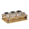 Tea Set Master Cup, Crystal Glass, Gold Leaf Tea Bowl, High-End Tea Brewing Cup, Kung Fu Cup, Household Use