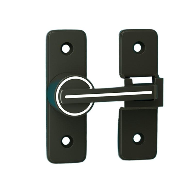 Door Lock Zinc Alloy 90 Degree Sliding Door Latch Heavy Duty Barn Gate Bolt Protect Privacy Cabinet Closet