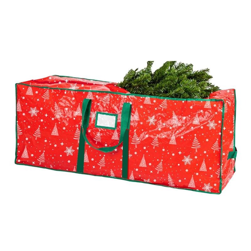 Zur Aufbewahrung von Weihnachtsutensilien Wasserdichte Baumaufbewahrungstasche Passend mit Beschriftungskartenfach für künstliche Bäume