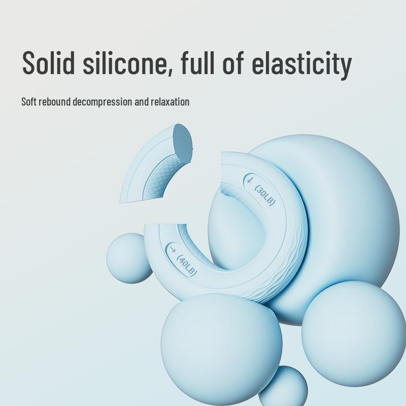Silicone Hand Grip Strength Ring for Fitness, Sports, and Massage Training