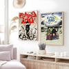 M-Mob P-Psycho 100 Anime Cartoon Retro Poster Sticky Wall Art Printing Waterproof Home Living Bed Room Bar Aesthetic Decor