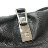 CHANEL Chocolate bar Handbag Soft Caviar Leather Black/SilverHardware