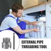 Pipe Thread Cutter Universal Pipe Thread Cutter Electric Drill Pvc Pipe Threader Kit for Internal External Threading