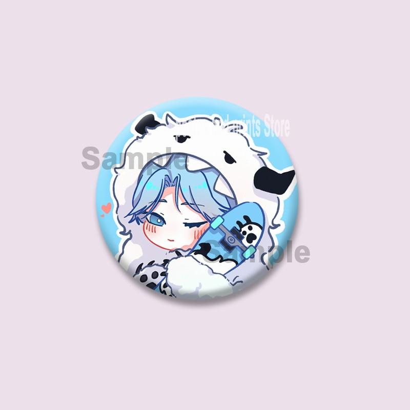 Cartoon Langa Hasegawa Reki Kyan Cosplay Badges Cute Anime SK8 Button Brooches On Backpack Manga Lapel Pins Jewelry Accesorios