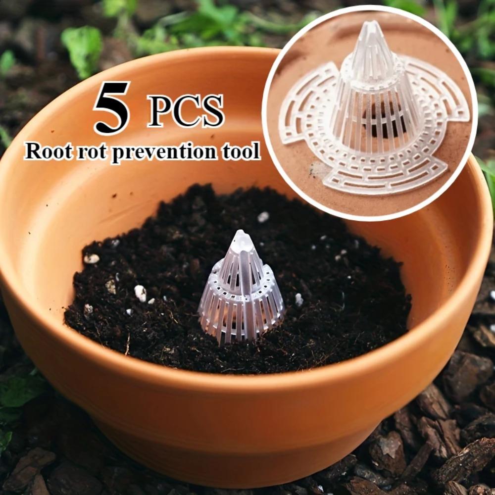Cone shaped gasket for flowerpot Plant drainage cover Succulent potted plant Leak proof soil Breathable roots Water leakage