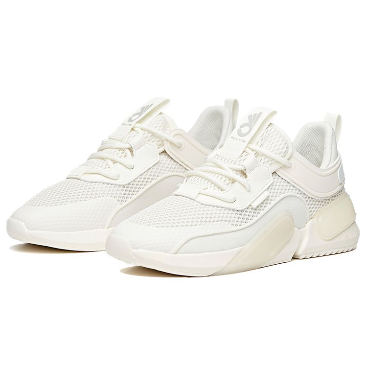 Anta Life Series Cube Reject Mediocrity Mesh Sneakers Men Sneakers Ivory-White 112028888-5