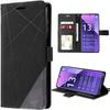 Case - eFConnection - Redmi Note 13 Pro+ 5G - Faux Leather - Card Slots - Black