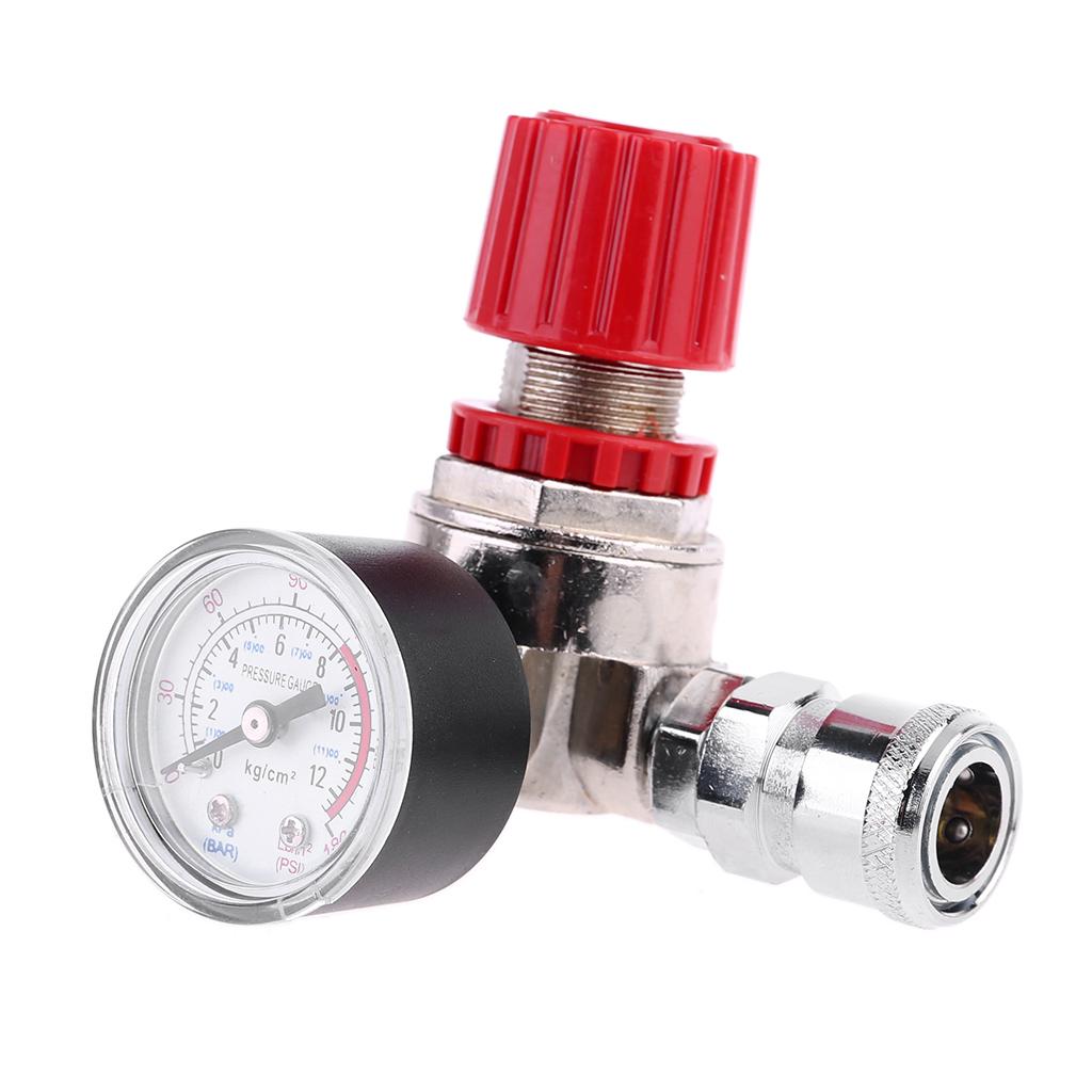 Air Compressor Pressure Switch Control for Valve with Male/Female Thread Portable Air Pressure Gauge Used for Industril