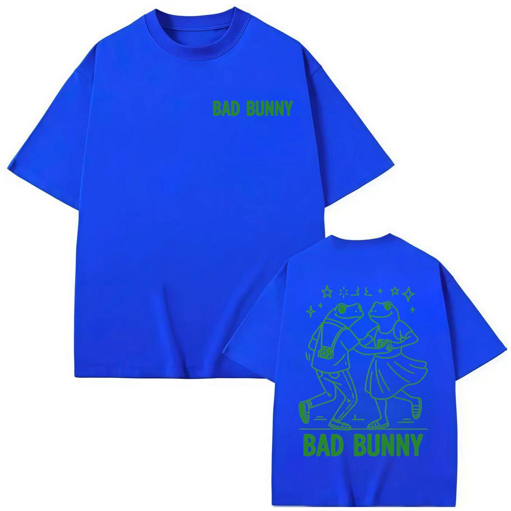 Rapper Bad Bunny Merch T-shirt Harajuku Hip Hop Style Short Sleeve T-shirts Men Women Summer Casual Oversized T Shirts