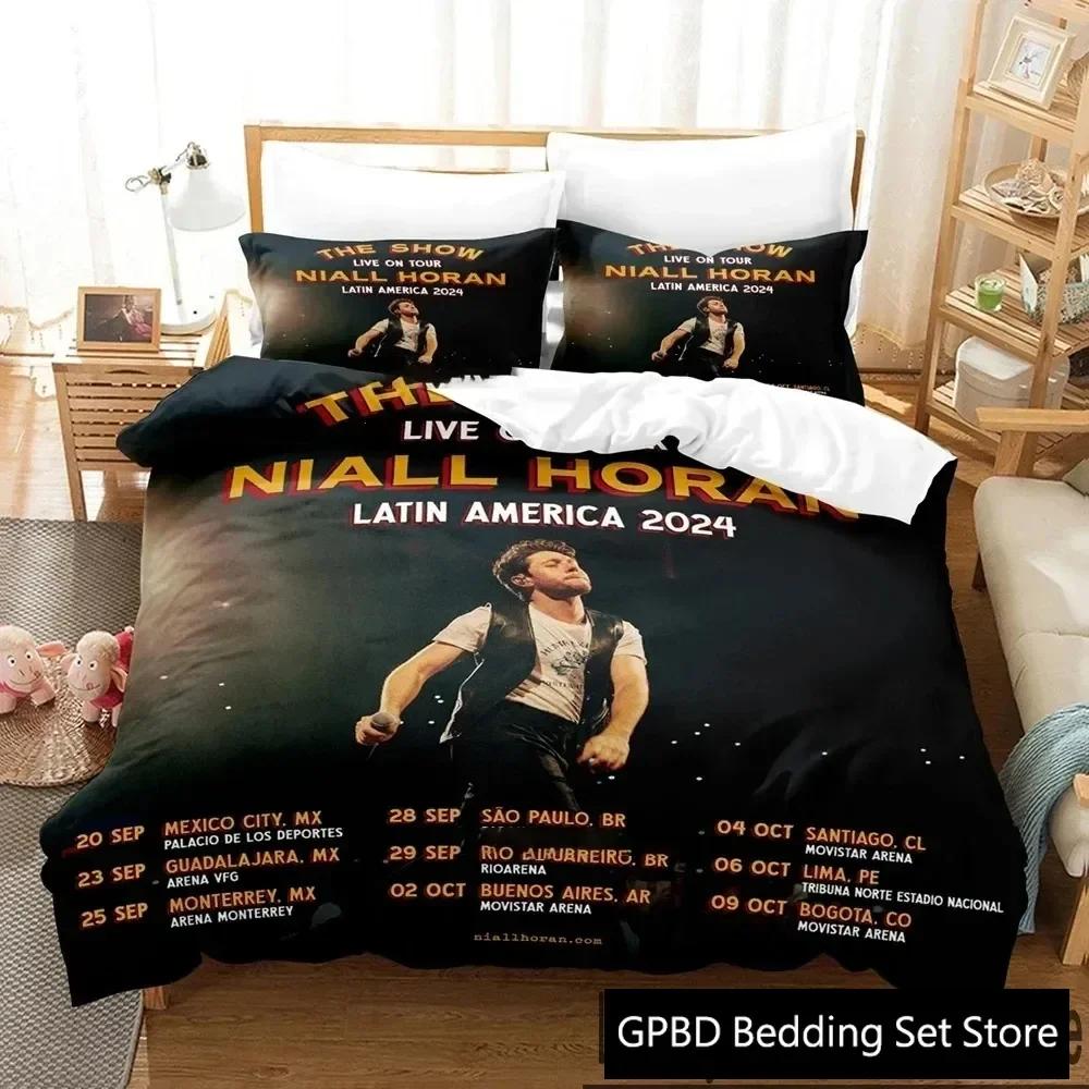 3D Print Niall Horan Bedding Set Double Twin King Duvet Cover Comforter Pillowcase Boys Girls Adults Bedroom