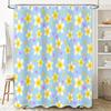Blumen Duschvorhang Wasserdicht Botanisches Muster Badezimmer Dekoration Natur Blumen Druck Stoff Liner Vintage Bauernhaus Stil Moder