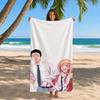 Anime My Dress-Up Darling Towel Polyester Beach Towel Quick Dry Sand Free Bath Towel for Summer Pool Travel Vacation