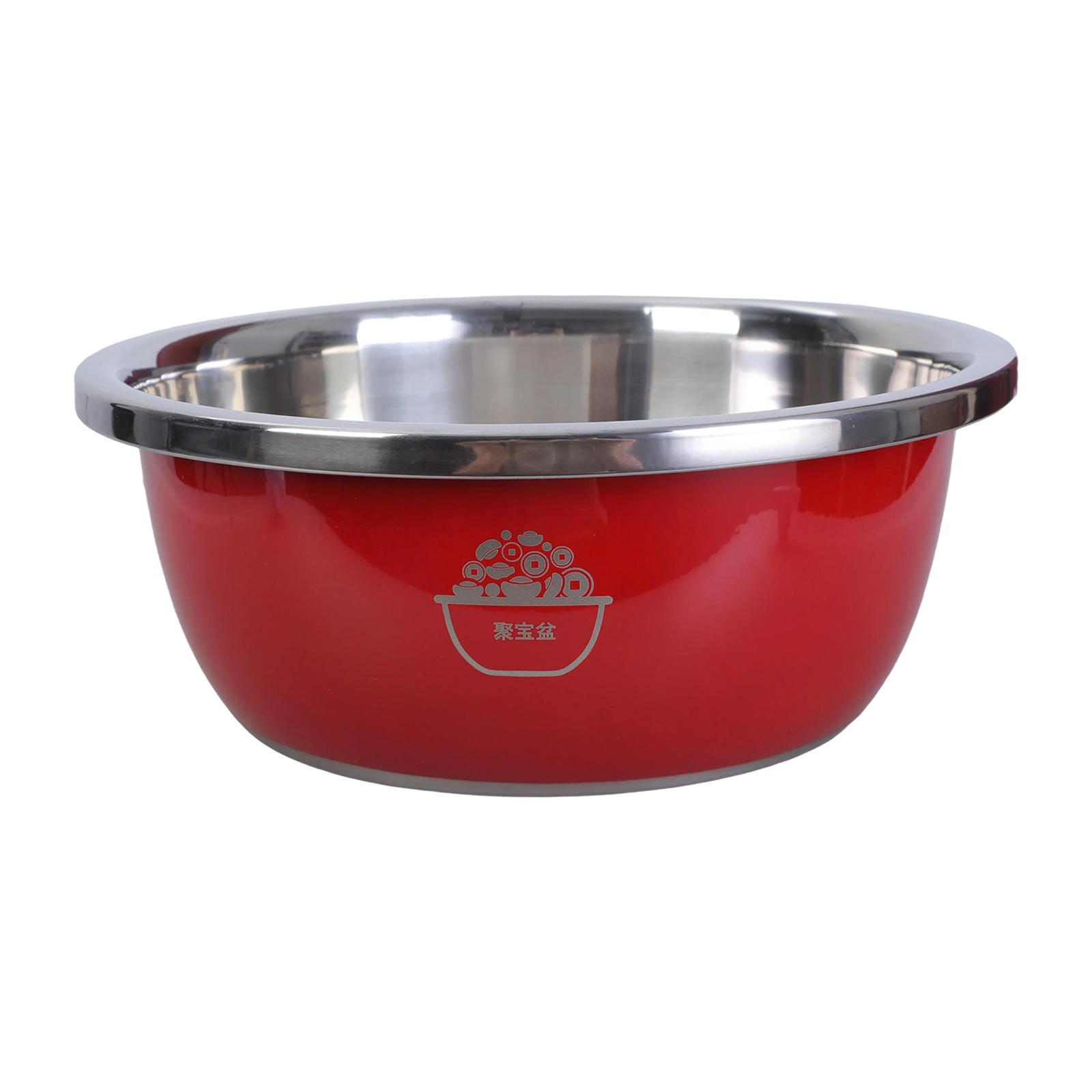 

Многофункциональный таз из нержавеющей стали с утолщенной конструкцией, миска для слива продуктов с крышкой для эффективного использования на кухне A