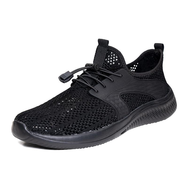 Chaussures de course grande taille printemps et été chaussures de vol décontractées pour hommes chaussures tendance pour hommes chaussures de sport en maille de commerce extérieur pour hommes