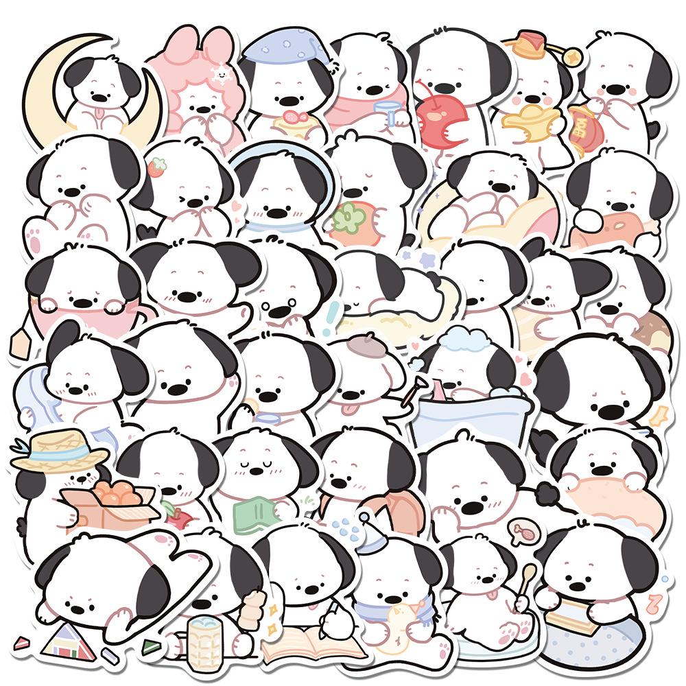 Adorable Kitten & Puppy Stickers: Creative, Waterproof Decals for Notebooks, Bottles, Phones, Skateboards, and Journals.