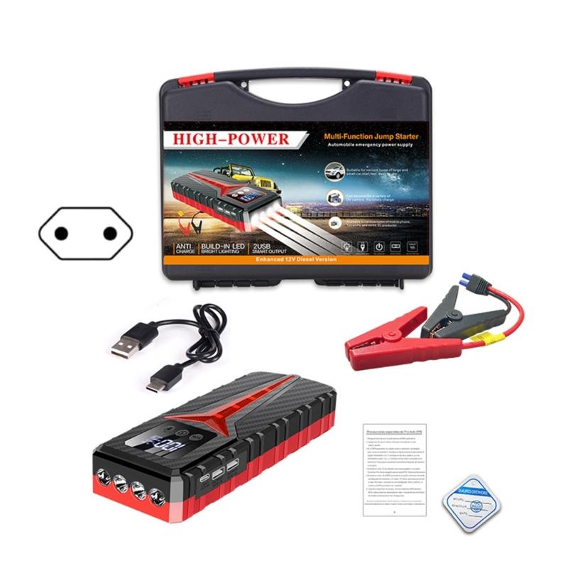 Powerful Portable Battery Bank Versatile Vehicle Starter Reliable Jump Starter 8000A Battery Start Engine In Seconds