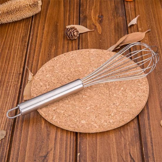 8/10/12 Inch Practical Egg Beater Multifunctional Easy Cleaning Balloon Wire Whisk Manual Egg Beater Mixer for Cooking