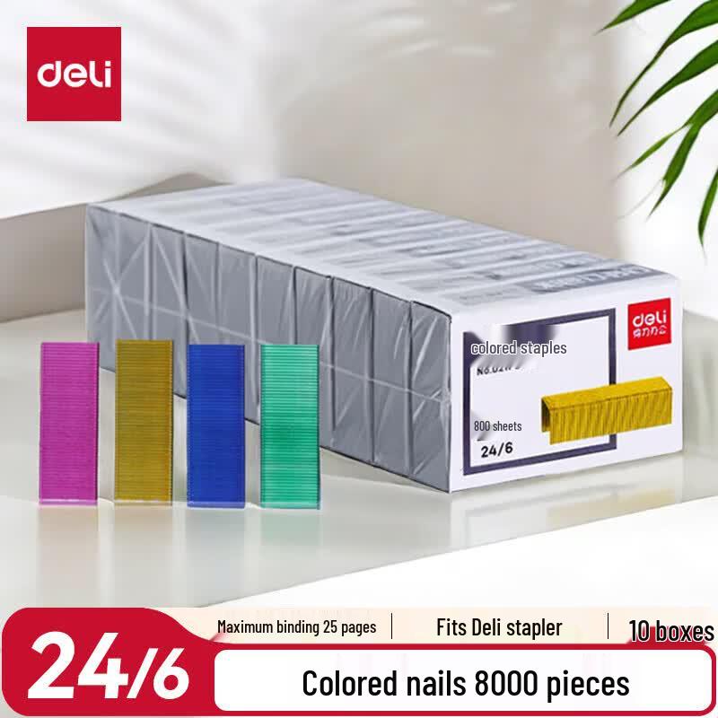 Deli Colorful Staples 24/6