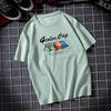 S-6XL Large Size Mens Short Sleeves T-shirt 100% Cotton Round Neck Casual Tee