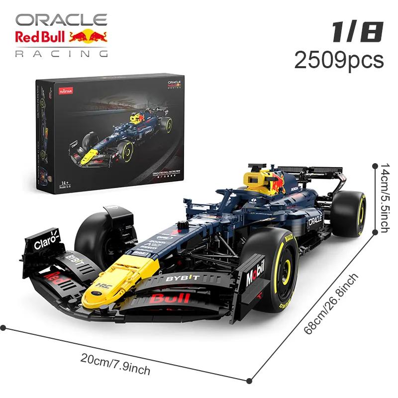 

RASTAR 2509 шт. 1:8 Техника F1 Ред Булл RB19 1. Максимум. Верстаппен 11 Перес Гонки Формула Строительные Блоки Модель MOC Авто Кирпичи Игрушка With box