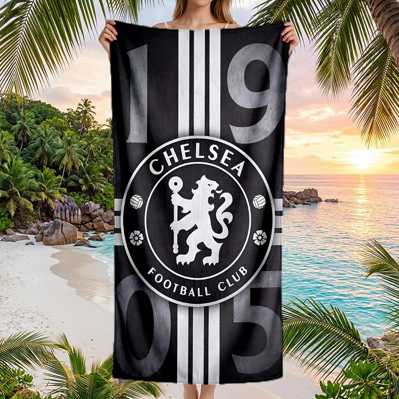 Chelsea Fc Fashion Beach Towel: Ideal for Summer Adventures Soft, Absorbent and Quick Drying Suitable for Swimming and Bathing