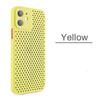 Warmteafvoer Ademend Koelhoesje Voor iPhone 16 15 14 13 12 11 Pro Max XR XS Max X 7 8P 6s 14 15 Plus Zachte Siliconen Schokbestendige Bumperhoes