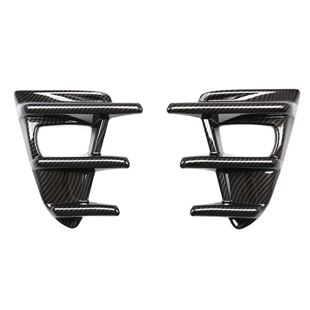 Carbon Fiber Front Fog Light Bezel Cover For Toyota 86 GT86 2016-2020 Car Exterior Decorative Accessories Fog Lamp Grille 2PCS