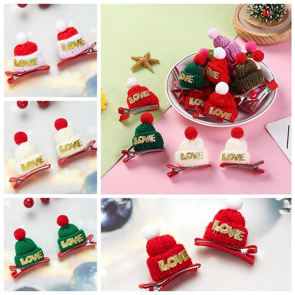 

Santa Claus Christmas Hat Hairpin Sequin Children Christmas Hair Clip Cute Children s