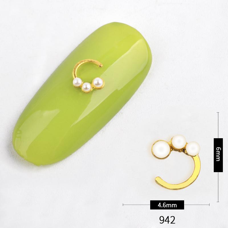 5pc/pack Nail Rhinestone 3D Acrylic Tips DIY Decoration Nail Art Manicure