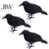 Creepy Bird Prop for Parties Realistic Crows Figurine, Lifelike Feathered Raven Statue Haunted House, Scary Mystery Atmosphere Halloween Party Props,