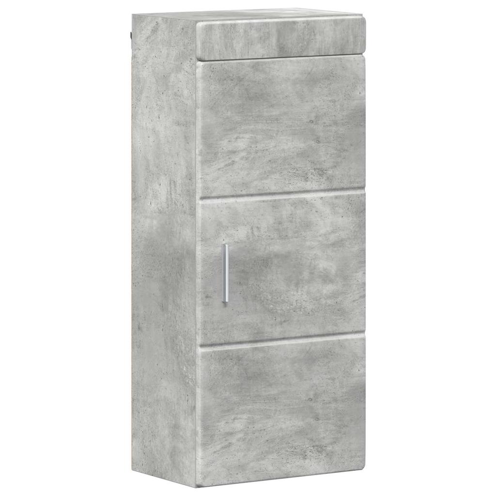 Bathroom Wall Cabinet TULUM Concrete Grey 37 x 24.5 x 86 cm