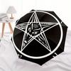 Devil's Star Pentagram Umbrella, Portable 3-Fold Compact Umbrella,Christmas Gift ES488