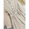 Women Vintage Bohemian Long Sleeve Long Casual Maxi Dress
